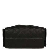 Chanel Small 25 Hobo Bag Black Caviar Gold Hardware - Thumbnail View 6