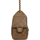 Chanel Mini 25 Hobo Bag Brown Caviar Gold Hardware - Thumbnail View 3