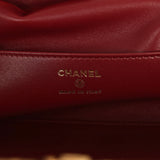 Chanel Large Clutch with Chain Dark Beige Suede Gold Hardware - Thumbnail View 8
