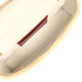 Chanel Top Handle Long Vanity Case with Chain Beige Suede, Shearling Gold Hardware - Thumbnail View 9
