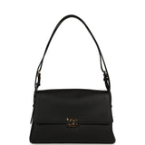 Chanel Trapezoid Small Flap Bag Black Grained Calfskin Gold Hardware - Thumbnail View 7