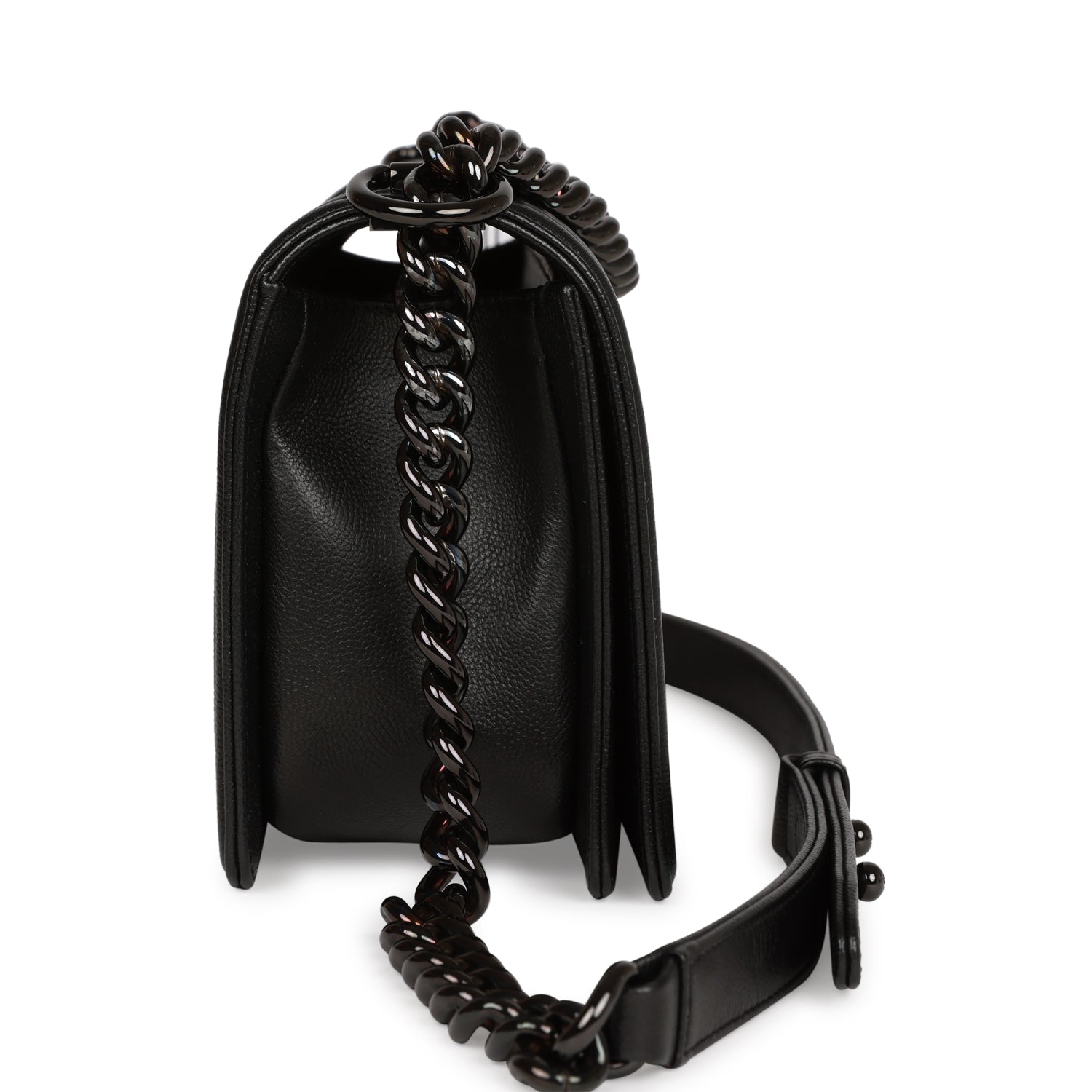 Chanel Medium Boy Bag SO Black Caviar Black Hardware – Madison Avenue ...