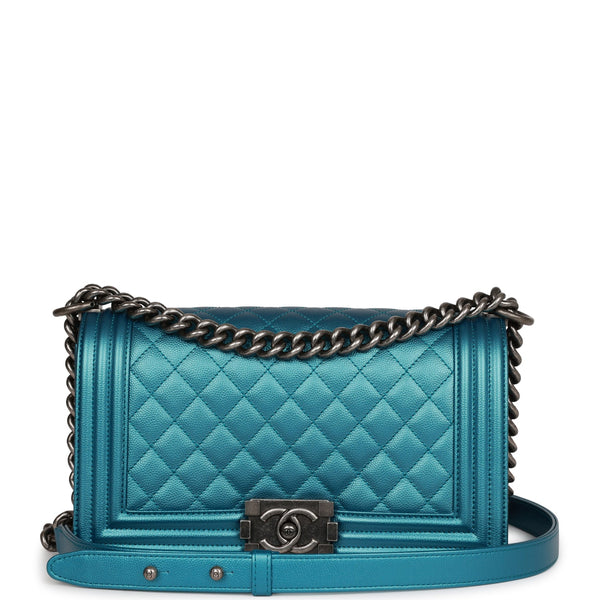 Chanel Black Caviar Medium Boy Bag ○ Labellov ○ Buy and Sell Authentic  Luxury