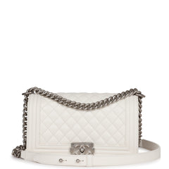 Chanel Medium Boy Bag Rainbow Caviar Silver Hardware – Madison Avenue  Couture