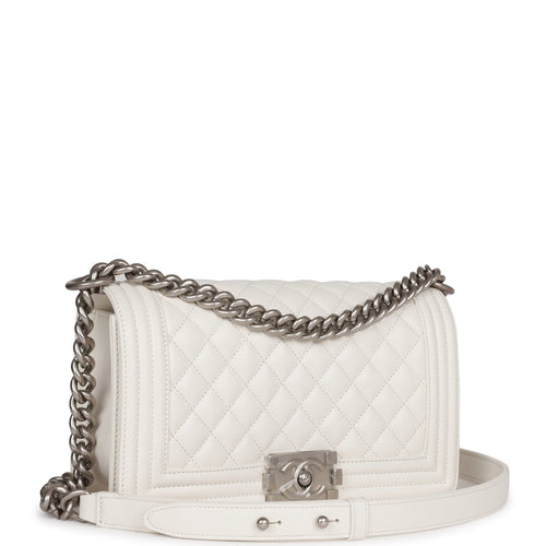 Chanel box bag white Clearance