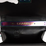 Chanel LED Small Boy Bag Black Lambskin Rainbow Hardware
