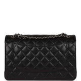 Chanel Jumbo Classic Double Flap Bag Black Caviar Silver Hardware