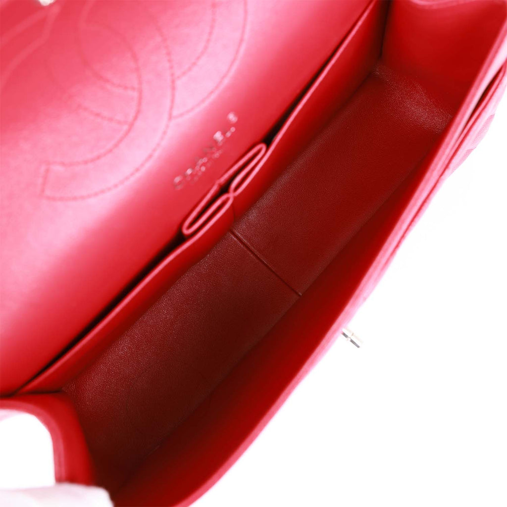 Chanel Flap Bag Red Interior Pre-owned Chanel Jumbo Classic Double