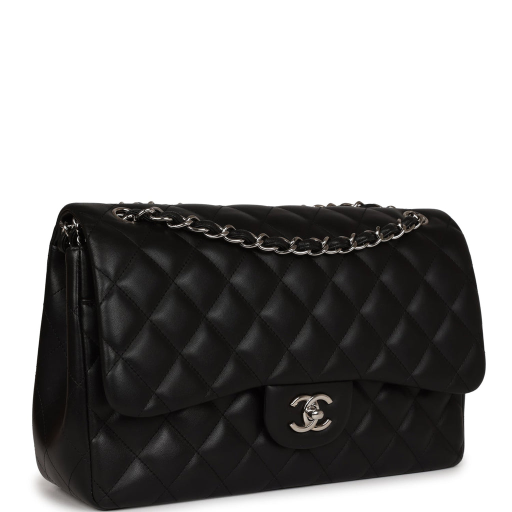 Chanel bag black and silver Outlet