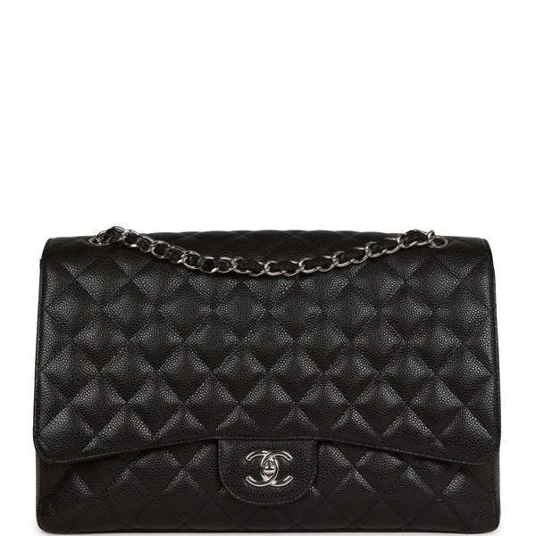 Chanel Silver Quilted Leather Maxi Classic Double Flap Bag Chanel | The  Luxury Closet