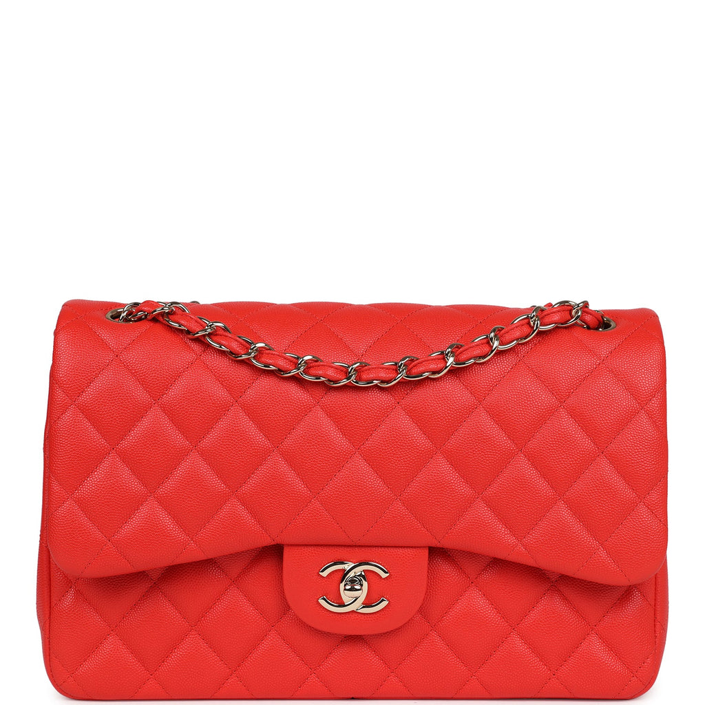 Red chanel bag with gold hardware Clearance