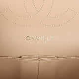 Chanel Jumbo Classic Double Flap Bag Beige Caviar Gold Hardware