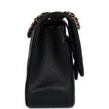 Chanel Jumbo Classic Double Flap Bag Black Lambskin Gold Hardware