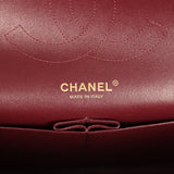 Pre-owned Chanel Jumbo Classic Double Flap Bag Black Caviar Gold Hardware