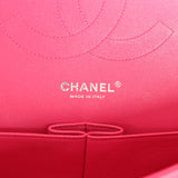 Pre-owned Chanel Jumbo Classic Double Flap Pink Lambskin Silver Hardware