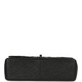 Chanel Jumbo Classic Double Flap Bag So Black Crumpled Calfskin Black Hardware - Thumbnail View 6