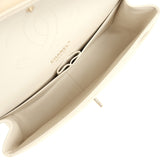 Chanel Jumbo Classic Double Flap Bag Cream Caviar Gold Hardware