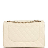 Chanel Jumbo Classic Double Flap Bag Cream Caviar Gold Hardware - Thumbnail View 5