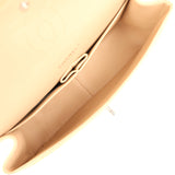 Pre-owned Chanel Jumbo Classic Double Flap Bag Light Beige Caviar Silver Hardware - Thumbnail View 9