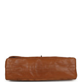 Chanel Maxi "Crush" Reissue 225 2.55 Double Flap Bag Camel Patinated Calfskin Gold Hardware - Thumbnail View 6