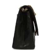 Chanel Maxi "Crush" Reissue 225 2.55 Double Flap Bag Black Lambskin Gold Hardware - Thumbnail View 3