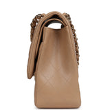 Chanel Jumbo Classic Double Flap Bag Dark Beige Caviar Gold Hardware - Thumbnail View 3
