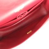 Pre-owned Chanel Jumbo Classic Double Flap Bag Burgundy Lambskin Light Gold Hardware - Thumbnail View 10