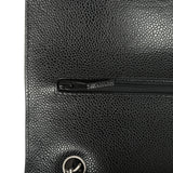 Chanel Maxi Classic Double Flap Bag Black Caviar Silver Hardware - Thumbnail View 8