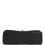 Chanel Jumbo Classic Double Flap Bag Black Caviar Silver Hardware - Thumbnail View 6
