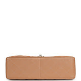 Chanel Jumbo Classic Double Flap Bag Dark Beige Caviar Light Gold Hardware - Thumbnail View 6