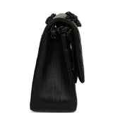 Pre-owned Chanel Jumbo Classic Chevron Double Flap Bag So Black Lambskin Black Hardware - Thumbnail View 3