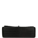 Pre-owned Chanel Jumbo Classic Chevron Double Flap Bag So Black Lambskin Black Hardware - Thumbnail View 6