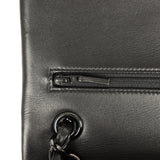 Pre-owned Chanel Jumbo Classic Chevron Double Flap Bag So Black Lambskin Black Hardware - Thumbnail View 8