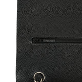 Pre-owned Chanel Maxi Classic Double Flap Bag Black Caviar Silver Hardware - Thumbnail View 8