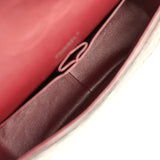 Pre-owned Chanel Maxi Classic Double Flap Bag Black Caviar Silver Hardware - Thumbnail View 10