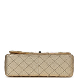 Chanel Jumbo Classic Double Flap Bag Gold Metallic Lambskin Ruthenium Hardware - Thumbnail View 6