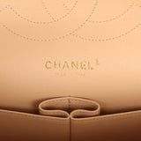 Chanel Jumbo Classic Double Flap Bag Beige Caviar Gold Hardware - Thumbnail View 9