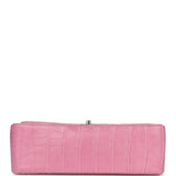 Pre-owned Chanel Jumbo Classic Double Flap Bag Bubblegum Pink Matte Alligator Silver Hardware - Thumbnail View 6