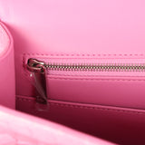 Pre-owned Chanel Jumbo Classic Double Flap Bag Bubblegum Pink Matte Alligator Silver Hardware - Thumbnail View 10