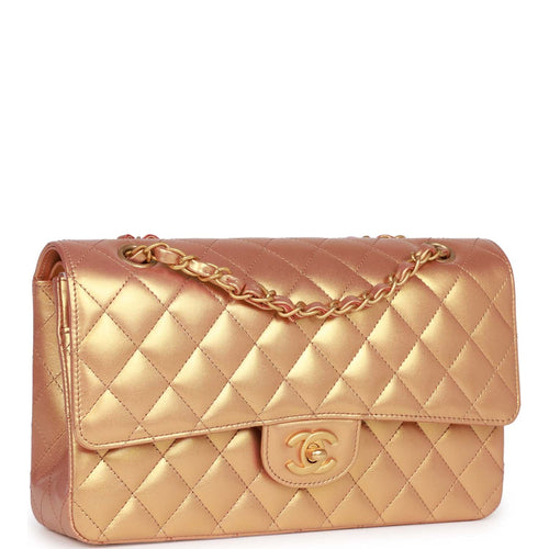 Chanel Mini Rectangular Flap with Top Handle Caramel Lambskin Light Go –  Madison Avenue Couture