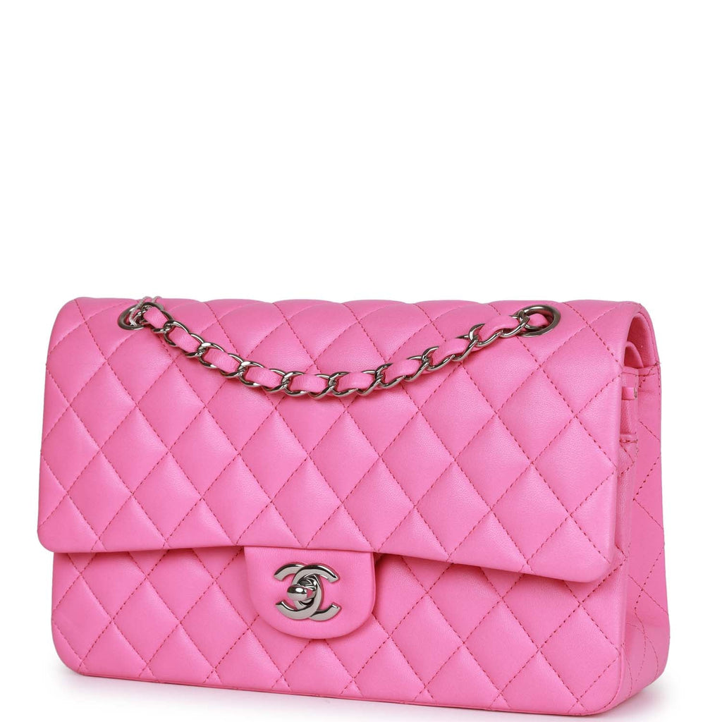 Chanel Limited Edition Pink Quilted Lambskin Leather Medium Valentine Heart  Flap Bag, Never Carried