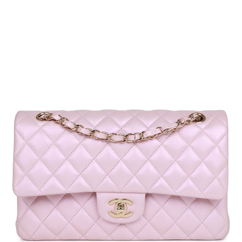 Chanel Peach Quilted Lambskin Small Classic Double Flap Bag Light Gold  Hardware – Madison Avenue Couture