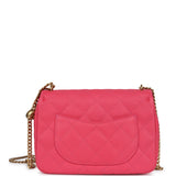 Chanel Medium Sweetheart Crush Flap Bag Pink Caviar Antique Gold Hardware