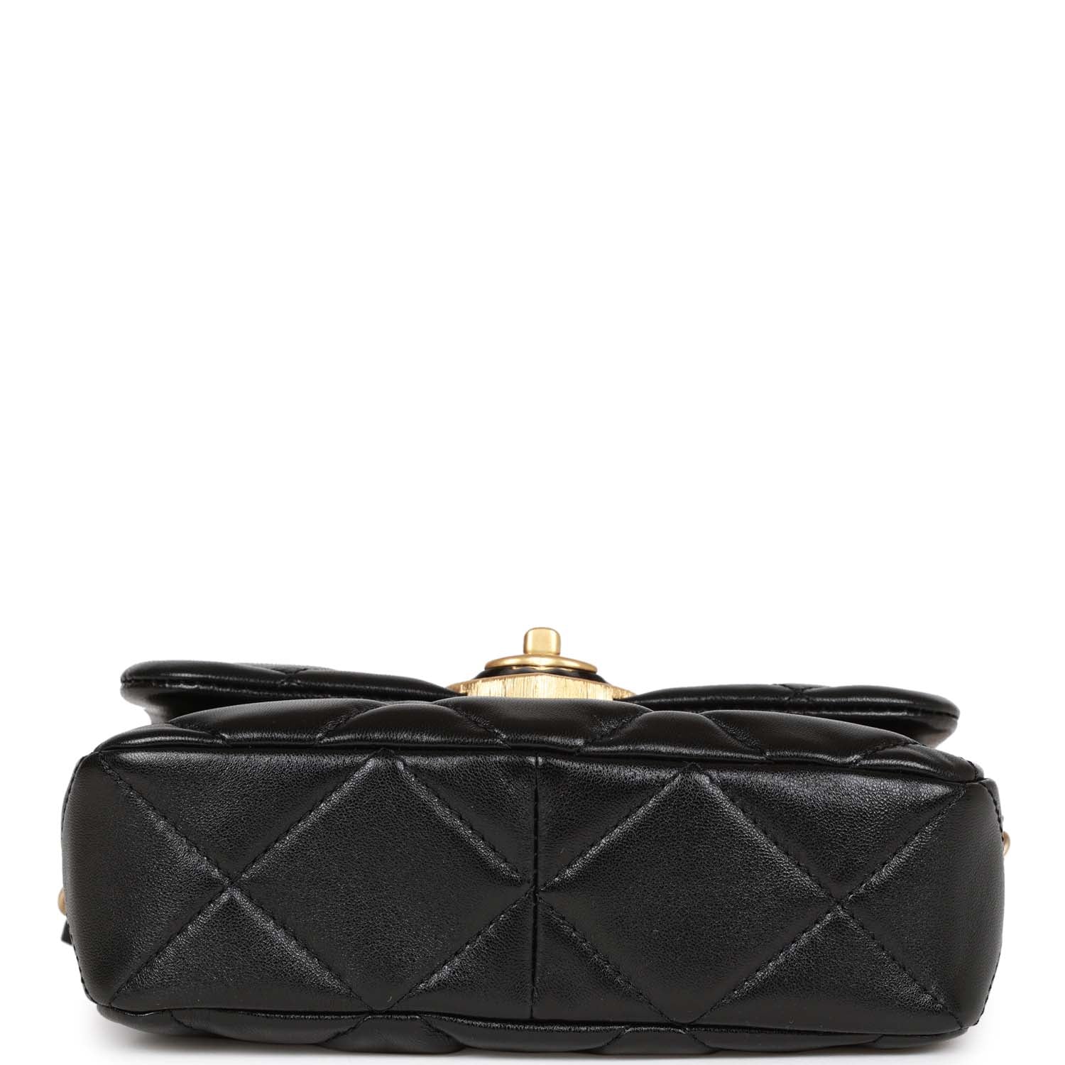 Chanel Heart Mini Flap Bag Black Lambskin Antique Gold Hardware ...