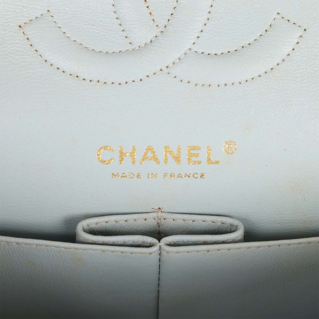 Vintage Chanel Medium Classic Double Flap Bag Yellow and Multicolor Floral Print Canvas Gold Hardware