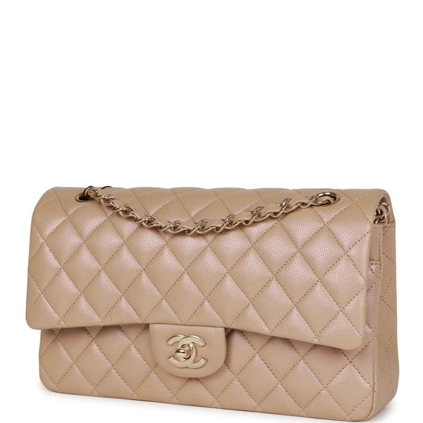 Chanel Beige Quilted Caviar Medium Double Flap Bag Gold Hardware – Madison  Avenue Couture