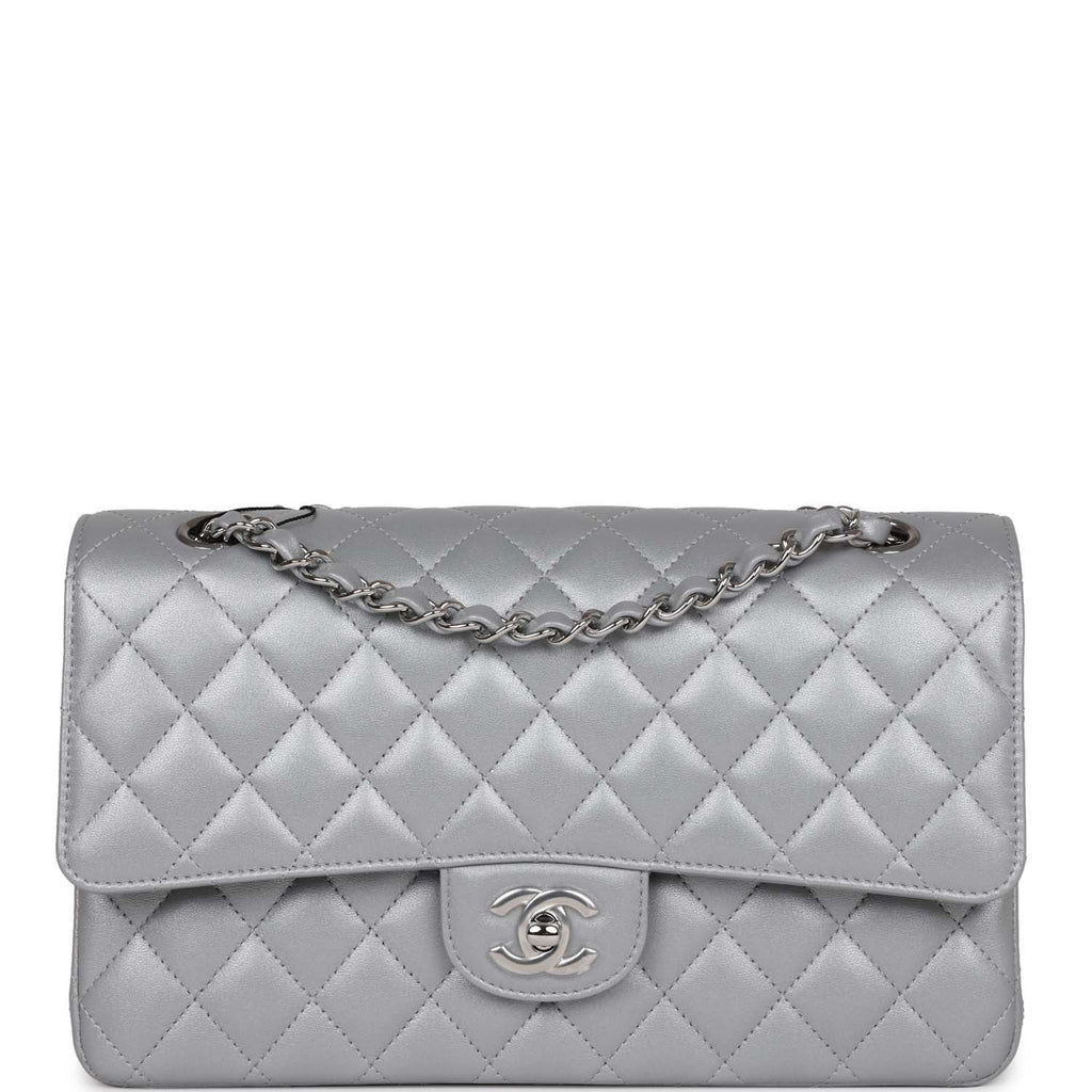 Chanel silver flap bag Clearance