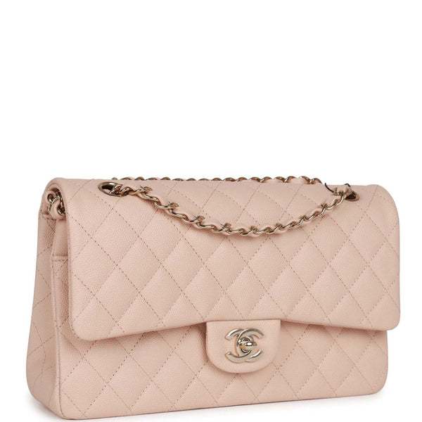 Chanel Medium Classic Double Flap Bag Beige Caviar Light Gold Hardware – Madison  Avenue Couture