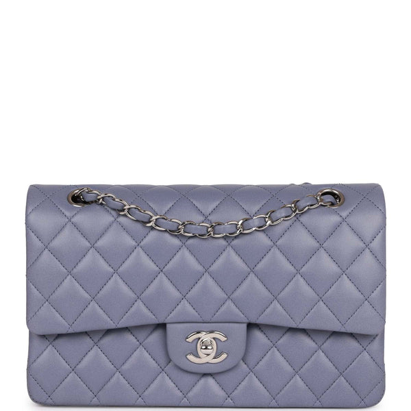 Chanel Medium Classic Double Flap Light Purple Caviar Silver Hardware –  Madison Avenue Couture