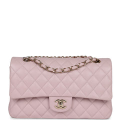 Chanel Medium Classic Double Flap Light Pink Caviar Light Gold Hardware Payment 1